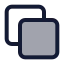 Copy icon with duotone standard style