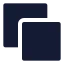 Copy icon with solid sharp style