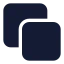 Copy icon with solid standard style