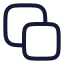 Copy icon with stroke rounded style