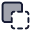 Copy icon with duotone standard style