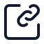 Copylink icon with duotone standard style