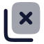 Copyx icon with bulk rounded style