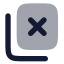 Copyx icon with bulk rounded style