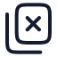 Copyx icon with stroke rounded style