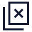 Copyx icon with stroke sharp style