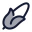 Corn icon with duotone rounded style