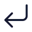 Cornerdownleft icon with duotone standard style