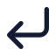 Cornerdownleft icon with solid standard style