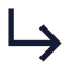 Cornerdownright icon with solid sharp style