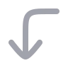 Corner Left Down icon preview