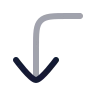 Corner Left Down icon preview