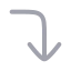 Cornerrightdown icon with duotone rounded style