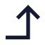 Cornerrightup icon with solid sharp style