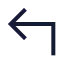 Cornerupleft icon with stroke sharp style