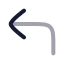 Cornerupleft icon with twotone rounded style