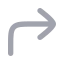 Cornerupright icon with bulk rounded style