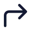 Cornerupright icon with solid standard style