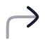 Cornerupright icon with twotone rounded style