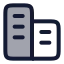 Corporate icon with duotone rounded style