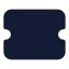 Coupon icon with solid standard style