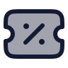 Coupon Percent icon preview