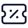 Coupon Percent icon preview