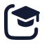 Course icon with solid rounded style