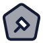 Courtlaw icon with duotone standard style