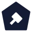 Courtlaw icon with solid sharp style
