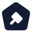 Courtlaw icon with solid standard style
