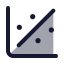 Covariate icon with duotone standard style