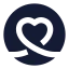 Covidinfo icon with solid sharp style
