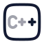 Cpp icon with twotone rounded style