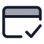 Creditcardaccept icon with duotone standard style