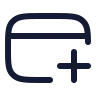 Credit Card Add icon preview