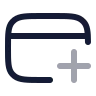 Credit Card Add icon preview