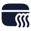 Creditcarddefrost icon with solid rounded style