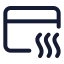 Creditcarddefrost icon with stroke standard style