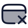 Credit Card Not Accept icon preview