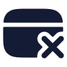 Credit Card Not Accept icon preview