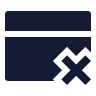 Credit Card Not Accept icon preview