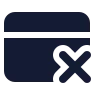 Credit Card Not Accept icon preview