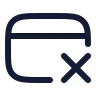 Credit Card Not Accept icon preview