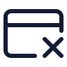 Credit Card Not Accept icon preview