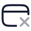 Creditcardnotaccept icon with twotone rounded style
