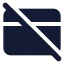 Creditcardnotfound icon with solid standard style