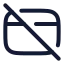 Creditcardnotfound icon with stroke rounded style