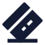 Creditcardpos icon with solid sharp style