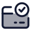 Creditcardvalidation icon with duotone standard style